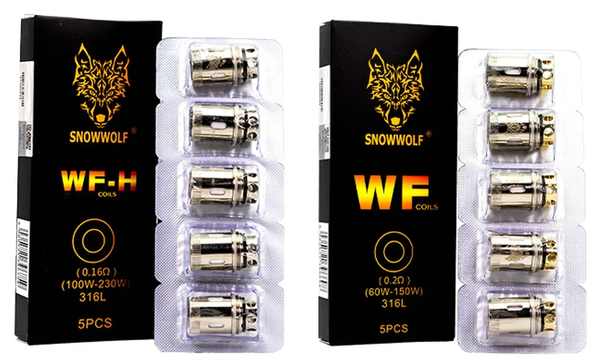Snowwolf WF Replacement Coils Pack of 5