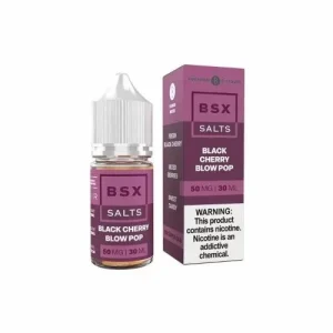 Glas BSX Salt Black Cherry Blow Pop - 30mL
