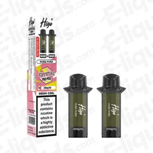 Higo Krystal Pro 600 Huba Huba Prefilled Pods 2 Pack