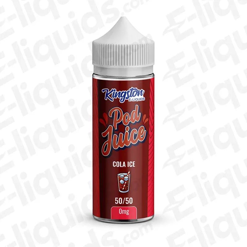 Kingston Cola Ice Pod Juice 50/50 100ml Shortfill Vape Juice