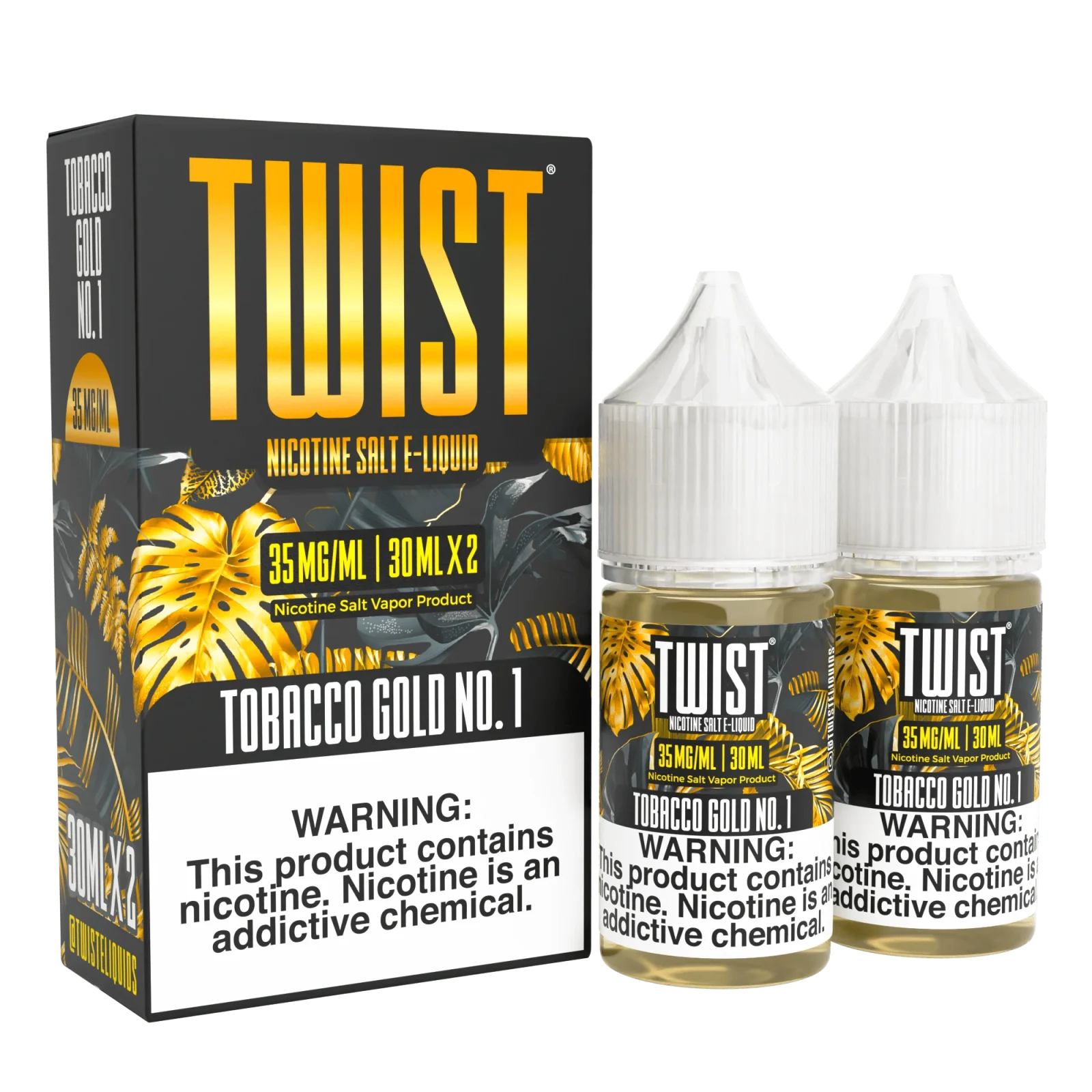 Tobacco Gold No. 1 SALT - Twist E-Liquids - 60mL