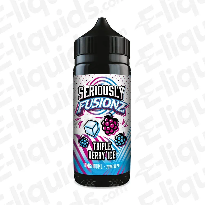 Doozy Vape Co Triple Berry Ice Seriously Fusionz 100ml Shortfill Vape Juice