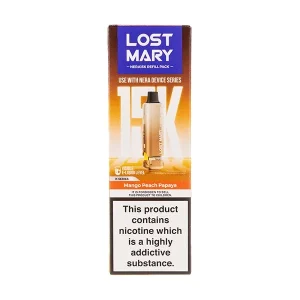 Mango Peach Papaya Nera 15k Prefilled Pod + Refill by Lost Mary