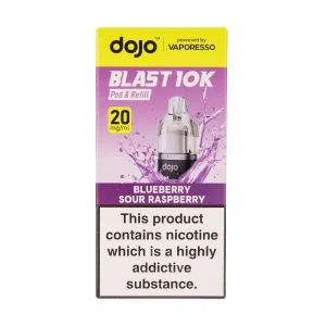 Blueberry Sour Raspberry Dojo Blast 10K Prefilled Pod + Refill by Vaporesso