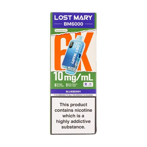 Lost Mary BM6000 Prefilled Pod Kit - 10mg - Image 2