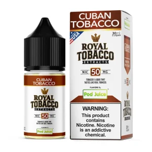 Cuban Tobacco Pod Juice x Royal Tobacco Extracts Salt 30mL