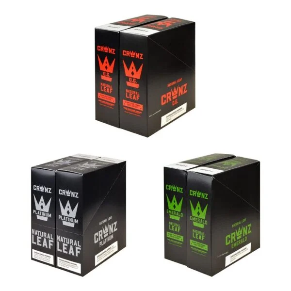 Crwnz (DSPLY 30pc)(Cigar)(2-Pack) Natural Leaf