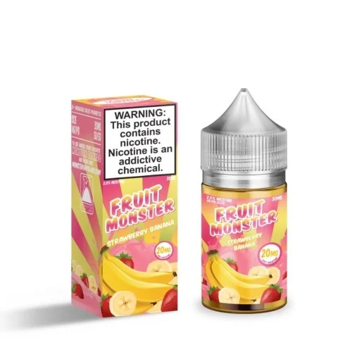 Fruit Monster Salt E-Liquid - Strawberry Banana - 30ml | Only $14.99