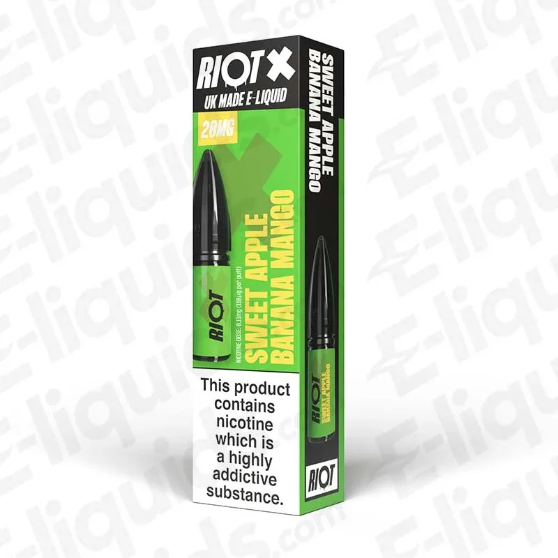 Riot Squad X Sweet Apple Banana & Mango Nic Salt