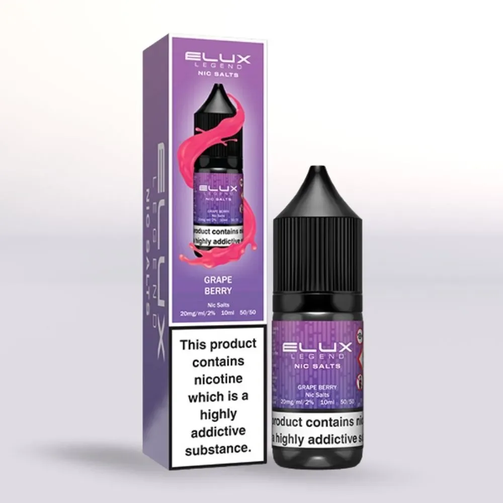 Grape Berries Nic Salt E-Liquid by Elux Legend