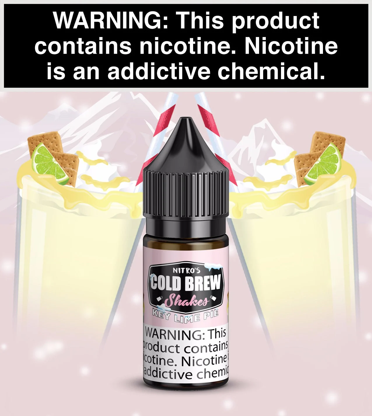 Nitro's Cold Brew Shakes Salt Nic - Key Lime Pie 30mL