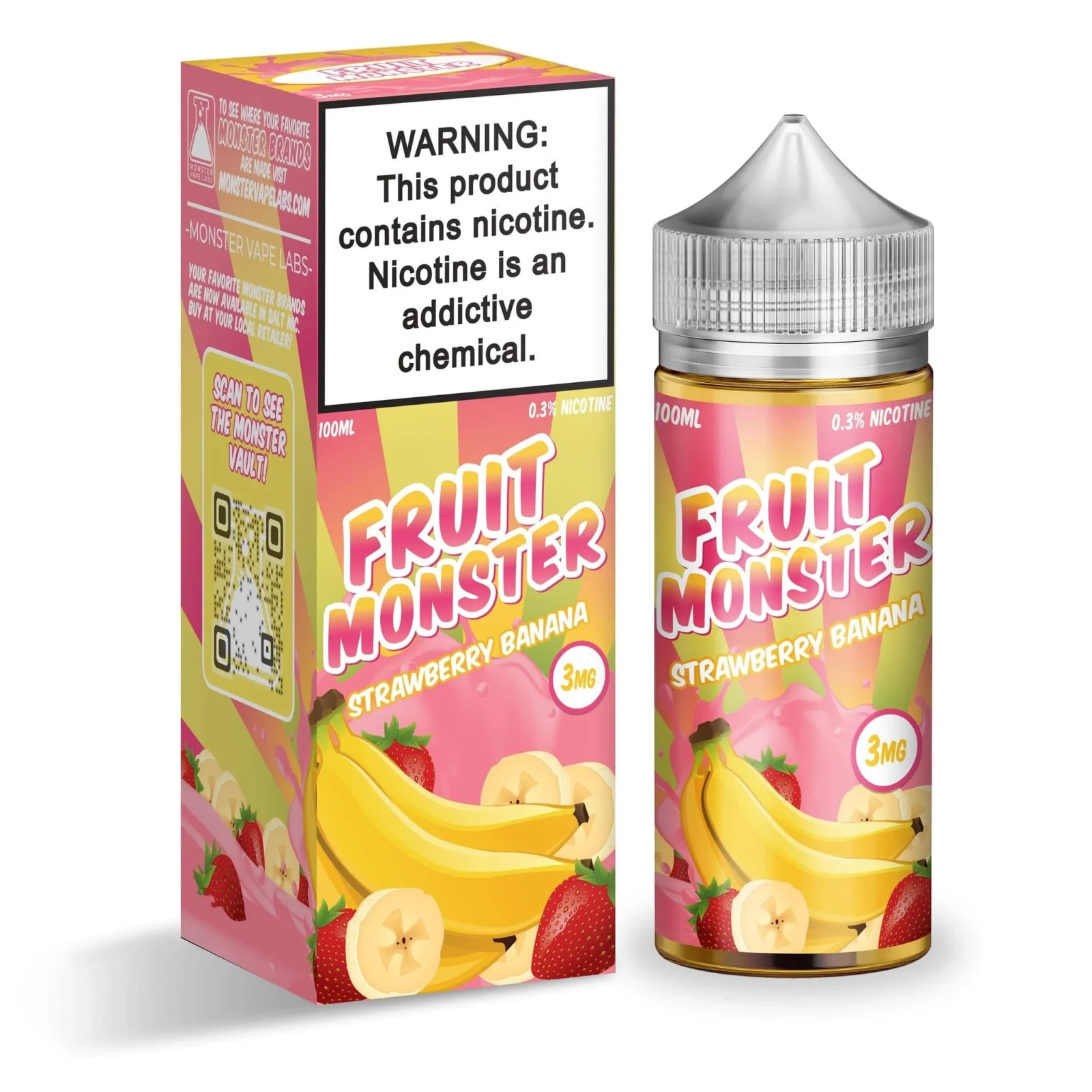 Strawberry Banana - Fruit Monster - 100mL