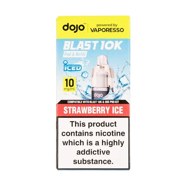 Strawberry Ice Dojo Blast 10K Prefilled Pod + Refill by Vaporesso - Image 2