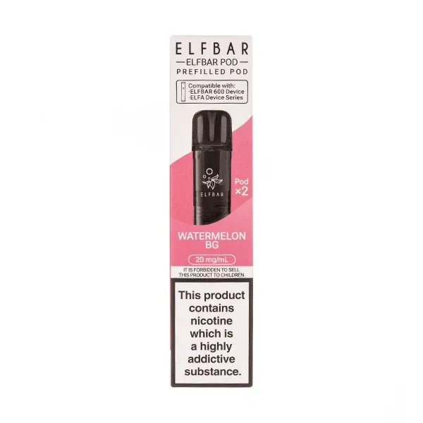 Watermelon BG Elf Bar 600 Prefilled Pods