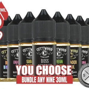 Cuttwood E-Liquid Salt Bundle 9x30ml (270ml)
