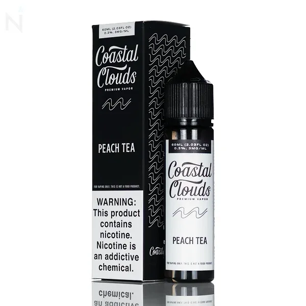 Coastal Clouds E-Liquid - Peach Tea - 60mL