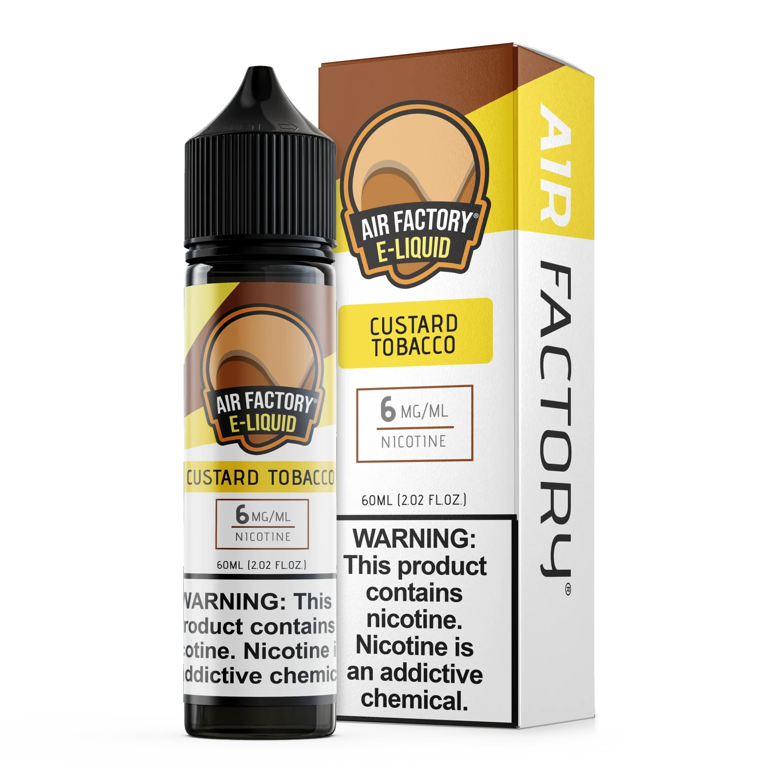 Custard Tobacco - Air Factory E-Liquids - 60mL - Image 2