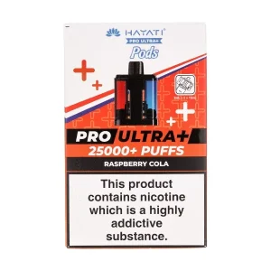 Raspberry Cola Pro Ultra Plus 25k Prefilled Pod + Refill by Hayati
