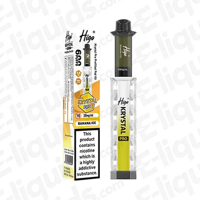 Higo Krystal Pro 600 Banana Ice Prefilled Pod Kit