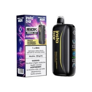 Insta Bar Mega Pro 160K - Peach Blueberry Raspberry Disposable Vape