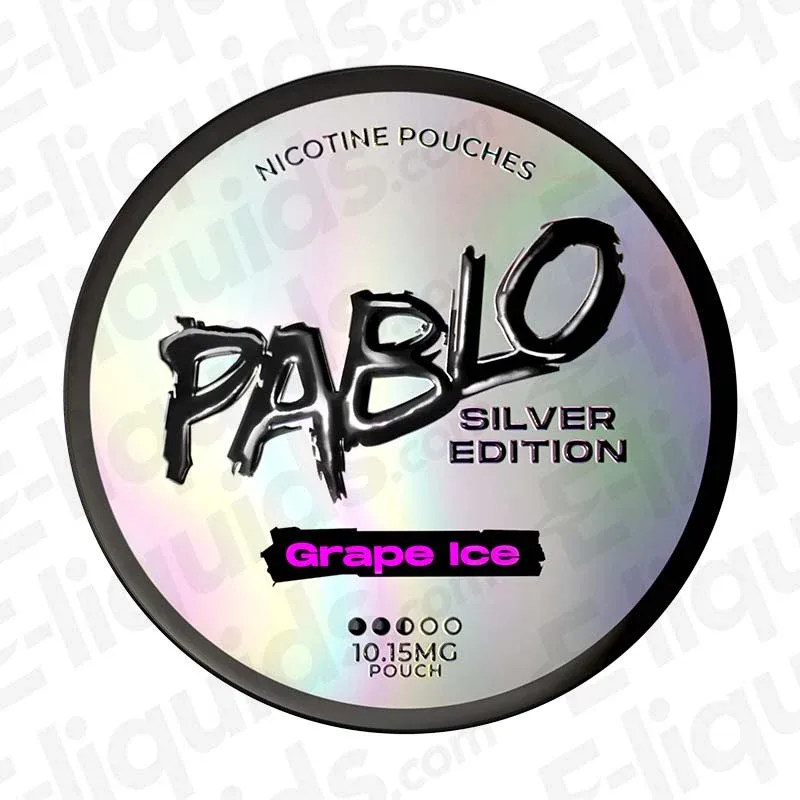Pablo Silver Edition Grape Ice Nicotine Pouches