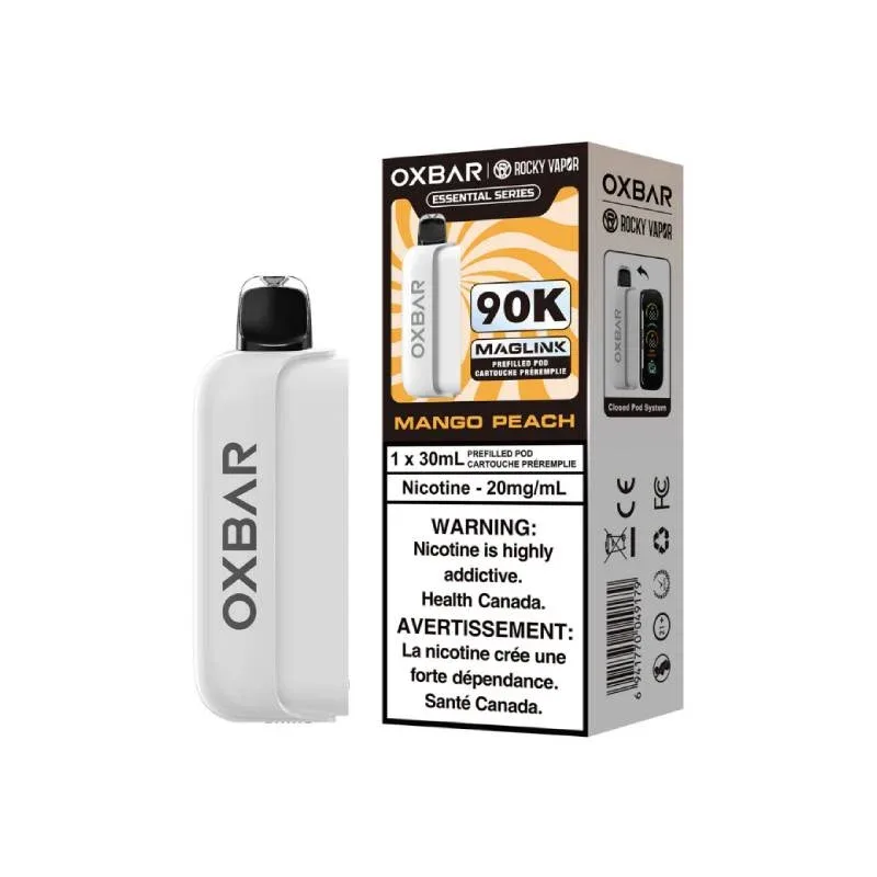Oxbar Maglink 90K Pre-Filled Pod - Mango Peach (Essential Series)