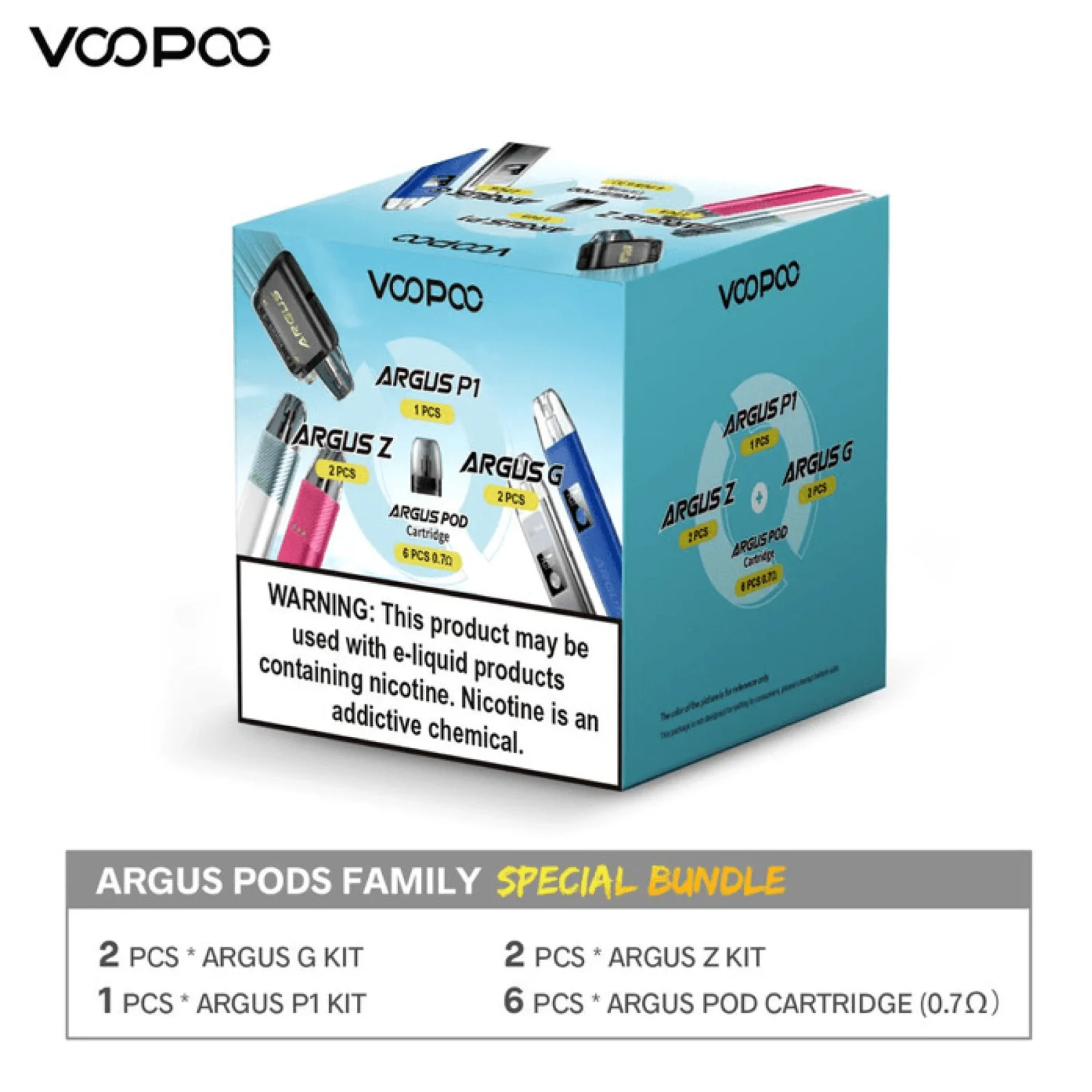 VOOPOO Argus Pods Family Special Bundle - Image 2