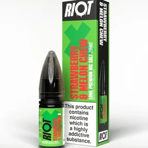 Strawberry Melon Chew Nic Salt E-Liquid - Riot X