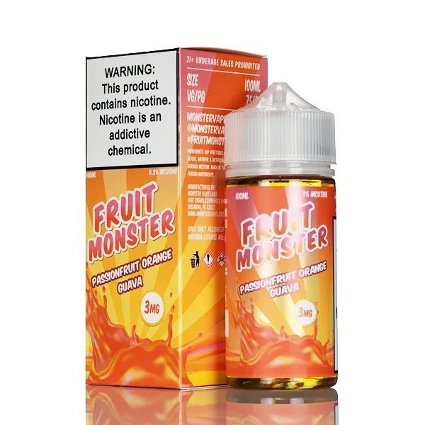 Fruit Monster - Passion Fruit Orange Guava - 100mL