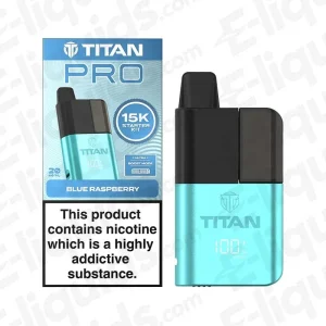 Titan Pro Blue Raspberry Prefilled Pod Kit
