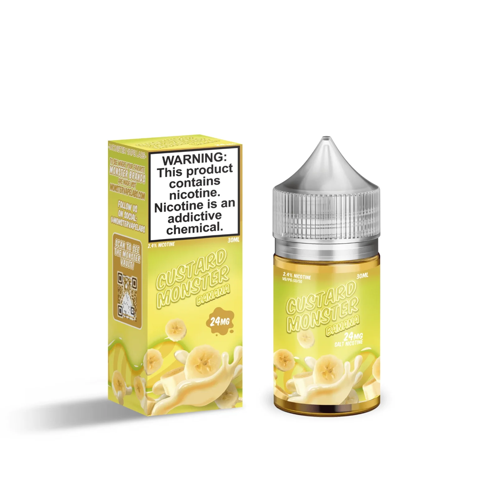 Banana SALT - Custard Monster - 30mL