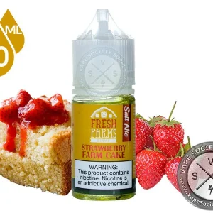 Strawberry Farm Cake By Fresh Farms Salt 30ml