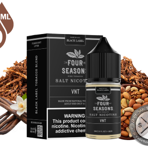 Vanilla Nut Tobacco (VNT) Black Label Four Seasons Salt 30ml