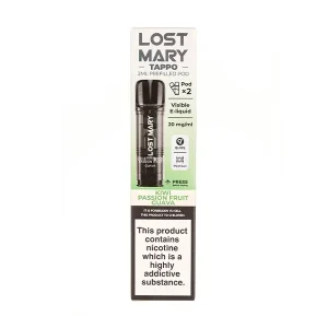 Kiwi Passion Fruit Guava Tappo Prefilled Pods by Lost Mary