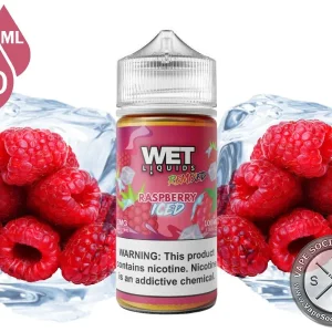 Raspberry ICED WET LIQUIDS REMIXED 100ml