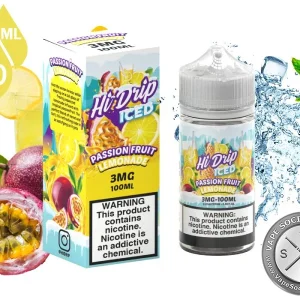 Passion Fruit Lemonade Iced By Hi Drip E-Liquids 100ml