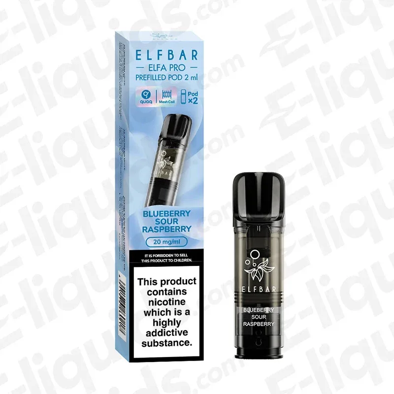 ELF BAR Elfa Pro Blueberry Sour Raspberry Prefilled Pod