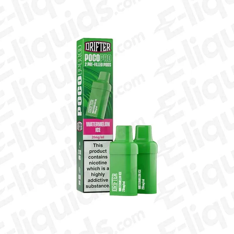 Drifter Poco Pro Watermelon Ice Prefilled Pods - 2ml