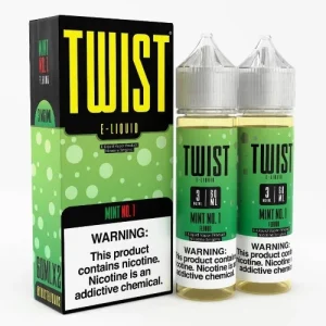 Twist E-Liquid - Mint No. 1 - 60ml (x2) | Only $19.99