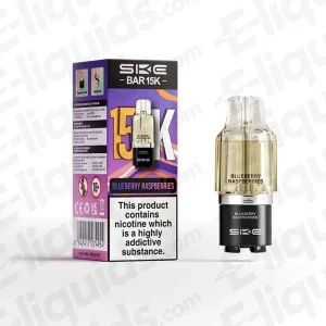 SKE Bar 15K Blueberry Raspberries Prefilled Pod