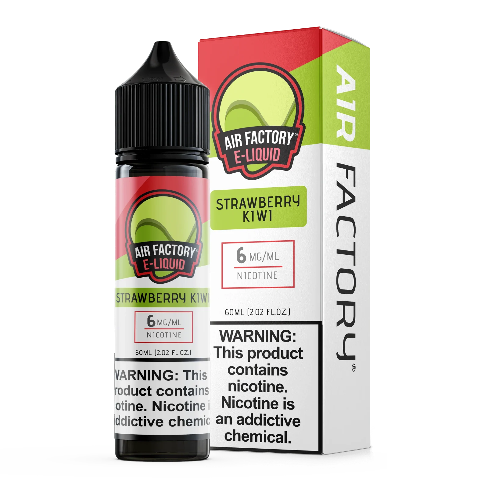 Strawberry Kiwi - Air Factory E-Liquids - 60mL - Image 2