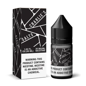 CHARLIE'S SALTS | Black - Sweet Apple Ice 30ML eLiquid