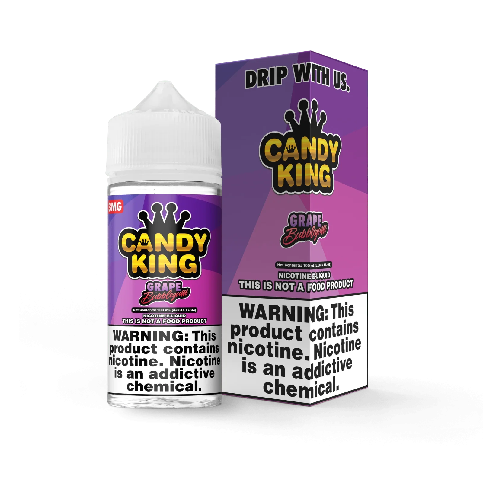 Grape Bubblegum - Candy King - 100mL