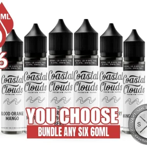 Coastal Clouds Vape Juice Bundle 6x60ml (360ml)