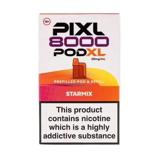 Grape Peach (Starmix) Pixl 8000 Prefilled Pod + Refill Pack