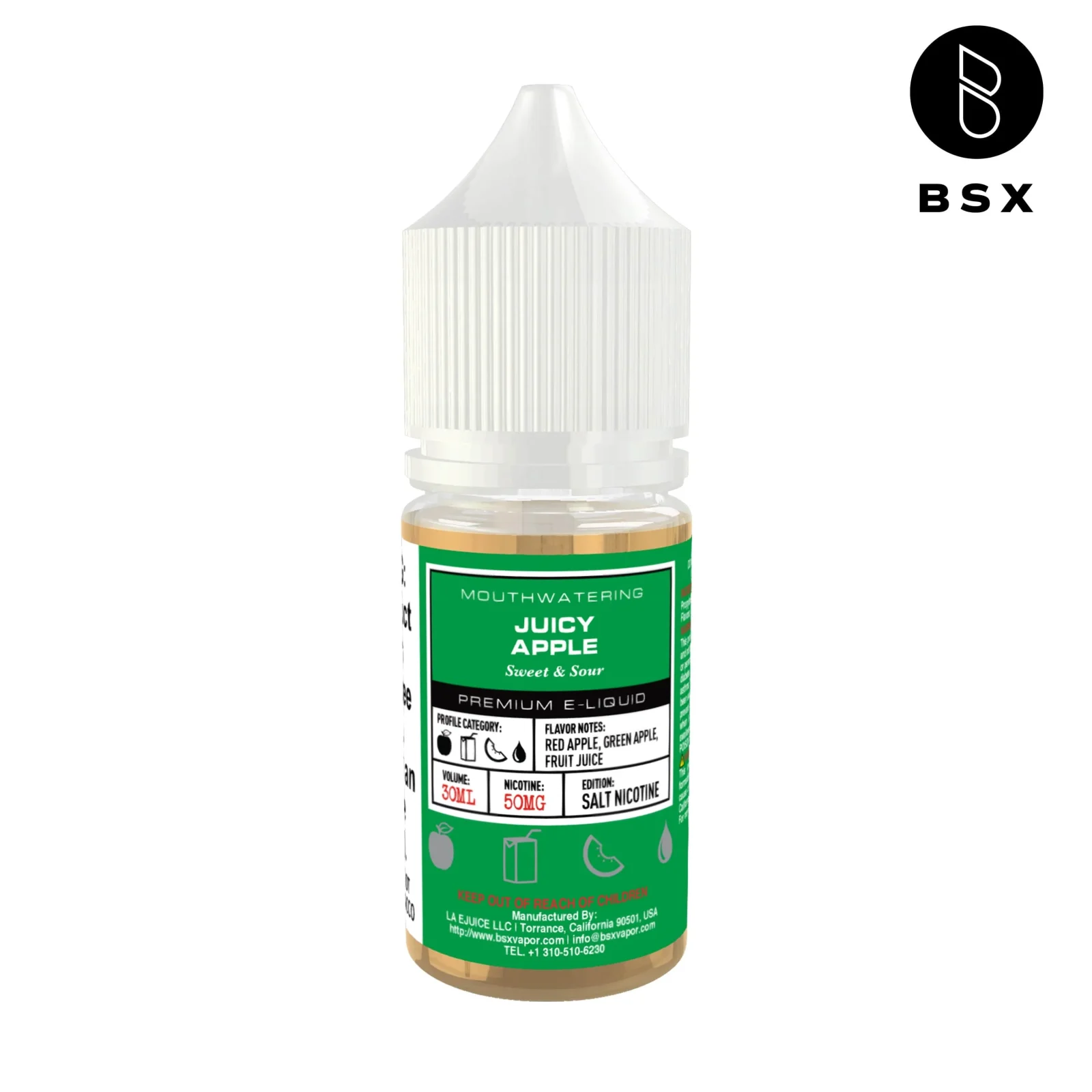 Juicy Apple SALT - BSX Salts - 30mL - Image 2