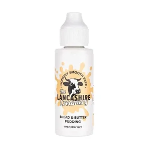 Bread & Butter Pudding 100ml Shortfill E-Liquid by The Lancashire Creamery