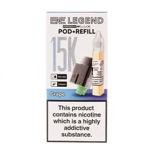 Grape ENE Legend 15K Prefilled Pod + Refill by Elux