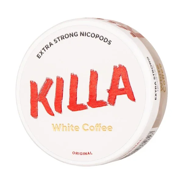 White Coffee Nicotine Pouches by Killa