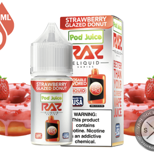 Strawberry Glazed Donut Pod Juice x RAZ Salt 30ml